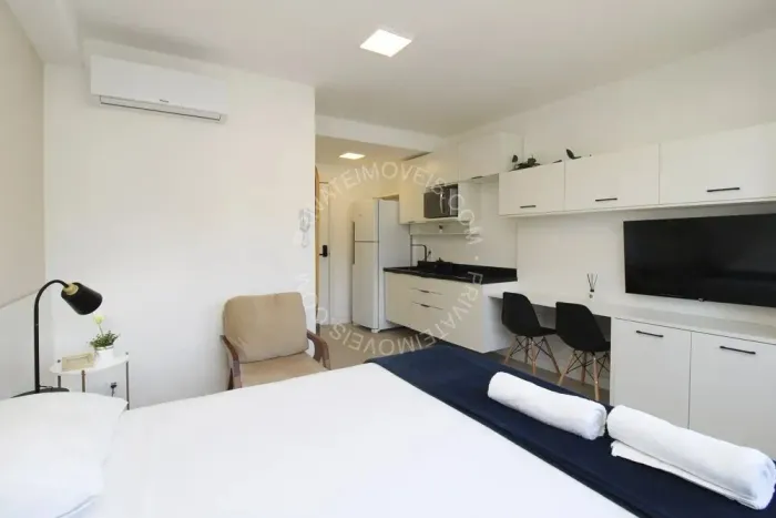 Apartamento mobiliado para alugar no Mont Serrat com 1 quarto