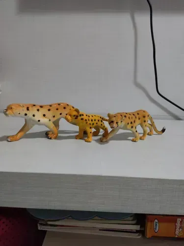 Miniatura Cheetah Vinil E Tigre Lote C/5