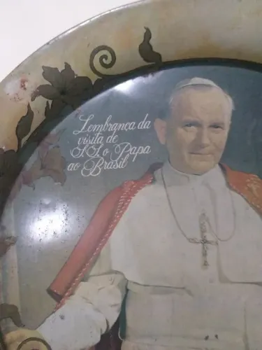 ANTIGUIDADE RELIQUIA VISITA DO PAPA JOAO PAULO II AO BRASIL