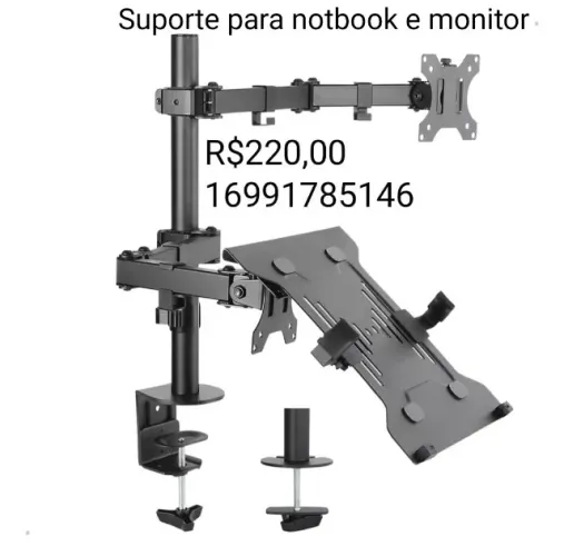 Suporte para notbook e monitor