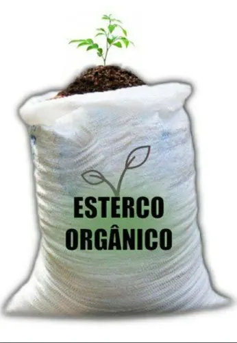 Adubo esterco bovino puro curtido 100% orgânico