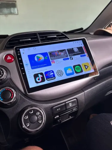 Multimídia Android 2 Din 9 polegadas completo baixa apps GPS wi-fi 