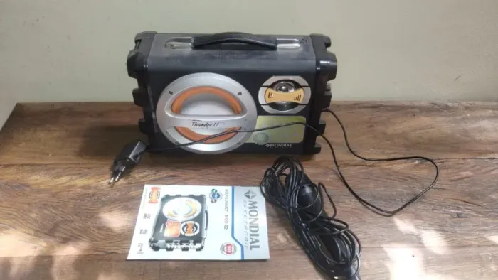 Caixa Amplificada Multi Conect Power 40w Bivolt Mco-02 Mondial Preto