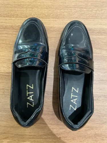 Mocassim feminino preto tam. 37