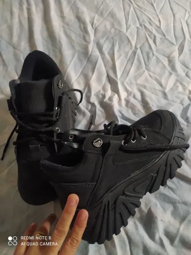 Tênis Feminino Preto Chunky Tamanho 35 