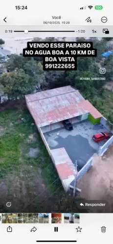 sitio com banho no agua boa