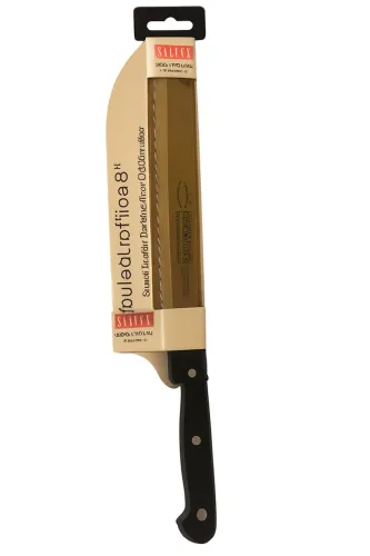 Faca de Pão de Aço Inox - Importada e de Alta Qualidade!