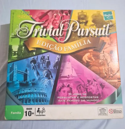 Trivial Pursuit Edição Família - Jogo de Perguntas e Respostas