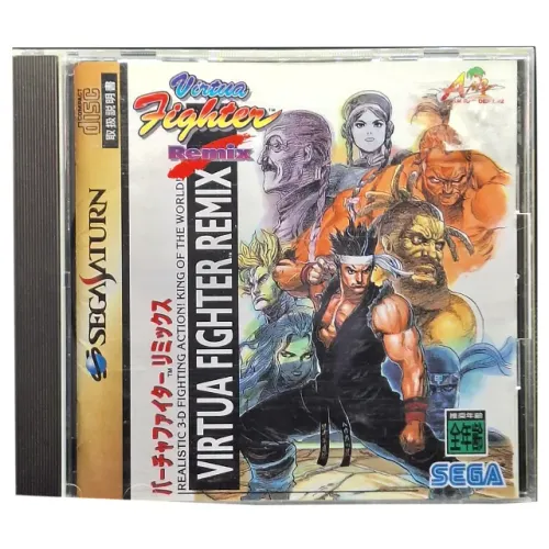 Virtua Fighter Remix - Sega Saturno - ORIGINAL Japonês