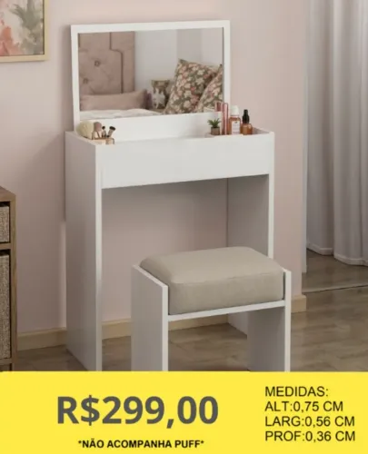 PENTEADEIRA A PRONTA-ENTREGA