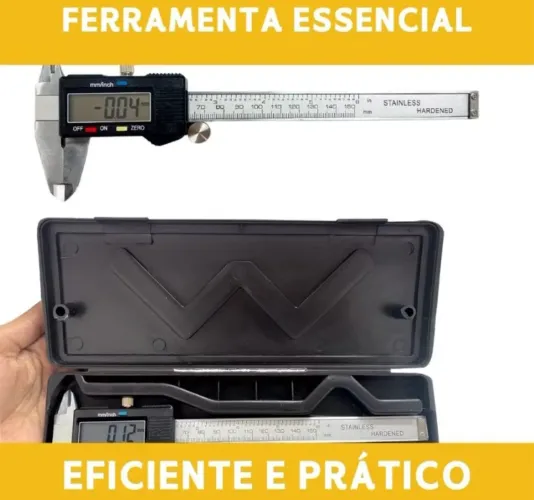 PARQUÍMETRO DIGITAL AÇO INOX COM ESTOJO 