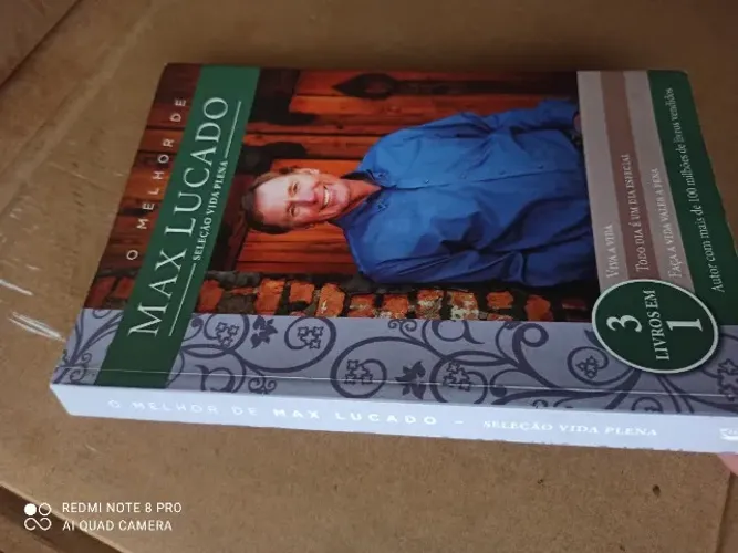 livros três por  apenas 25, Max lucado três vezes motivação