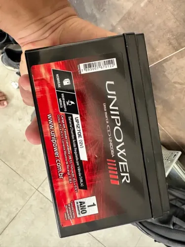 Bateria para NoBreak Unipower UP1270E 12V 1 ano de garantia