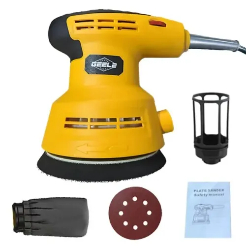 Lixadeira Orbital 600W 110/220V 125mm Com Coletor De Pó Aplicável Madeira Metal