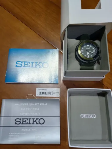 Relógio Seiko Automático Solar SNE561P1