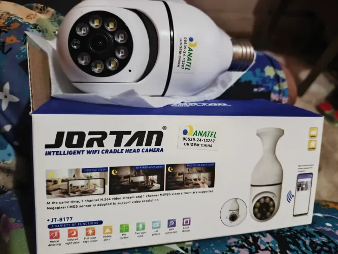 Câmera de Segurança WiFi JORTAN JT-8177