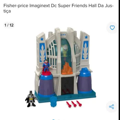 Fisher-Price Imaginext Dc Super Friends Hall Da Justiça