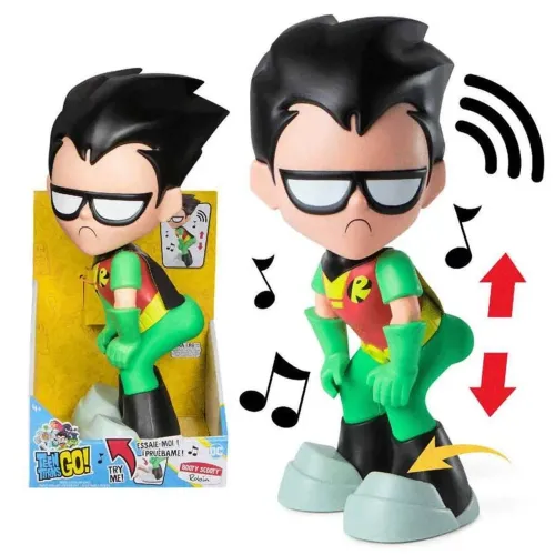 Robin boneco interativo Com Som - Jovens Titãs Em Ação - 30cm
