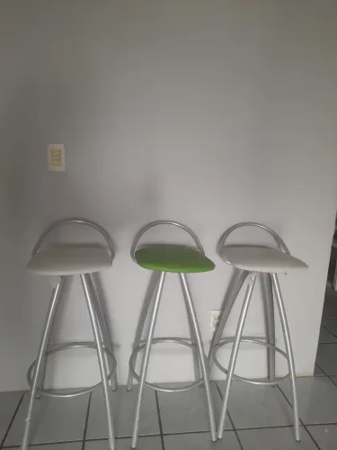 3 Banquetas alta (74cm)