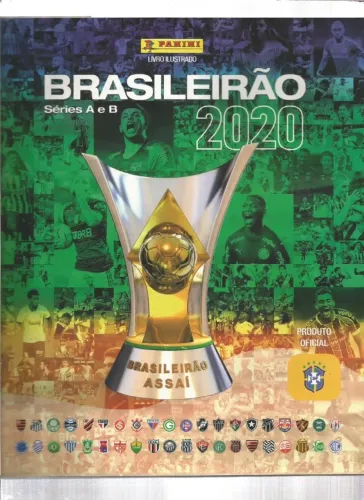 Álbum do Campeonato Brasileiro 2020 completo para colar