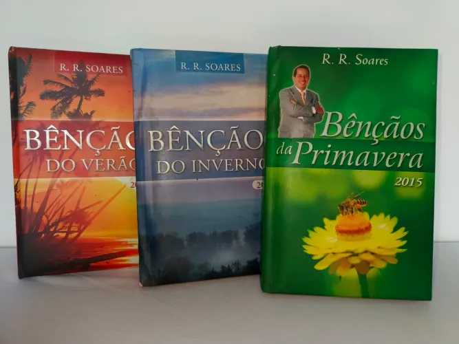 Kit 3 livros Bênçãos do Ano - R. R. Soares
