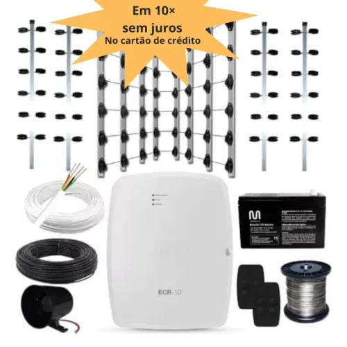 Cerca elétrica industrial 10 mil volts; Proteção para o seu Patrimônio 