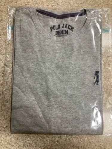 Camiseta Masculina Polo Wear Cinza