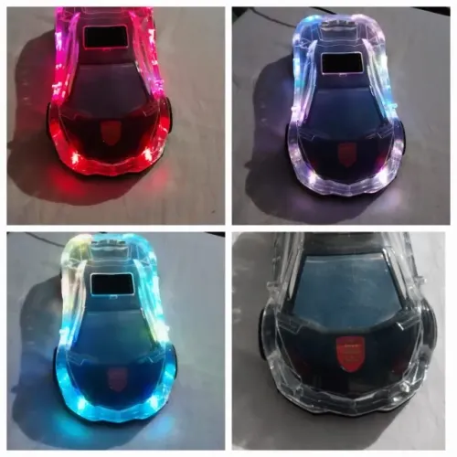 Carrinho led rgb radio mp3 
