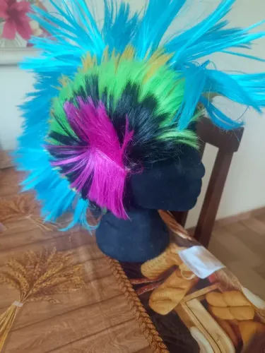 Peruca Moicano Colorido - Acessório de Cabelo