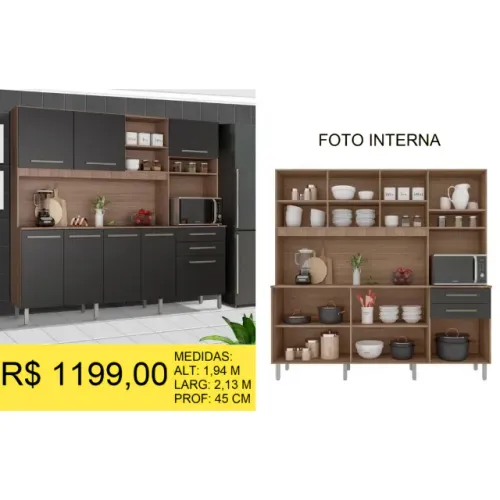 KIT DE COZINHA A PRONTA-ENTREGA