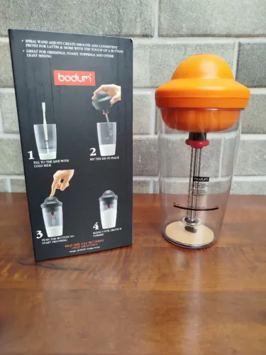Batedor de Leite Espumador Milk Frother Mixer da Bodum a Pilhas 
