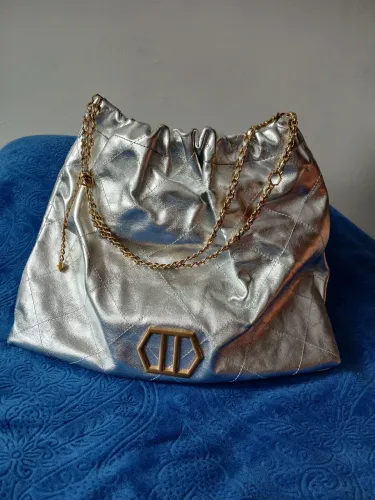 Bolsa Prata Couro Arezzo