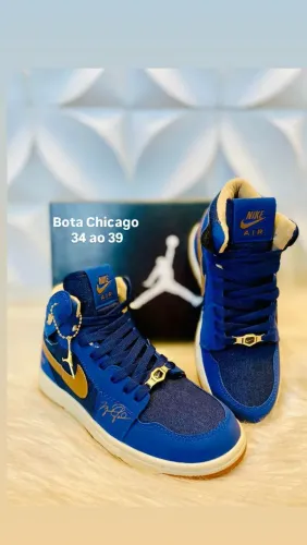 Bota Jordan  disponível do 35 ao 39  Limpa Estoque 