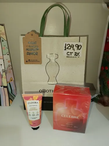 Perfume Celebre mais creme de mãos