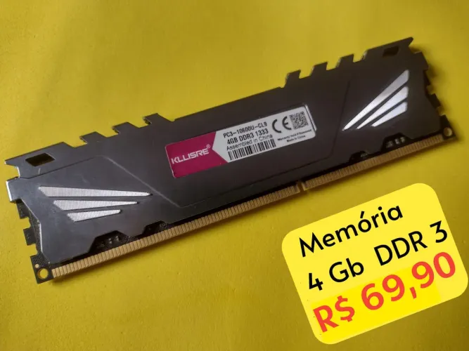 Memória RAM 4GB DDR3 1333MHz KLLISRE