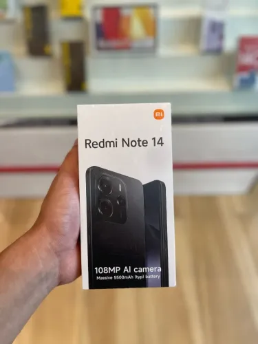 XIAOMI REDMI NOTE 14 256GB/8GB LACRADO LOJA FISICA 3 MESES DE GARANTIA