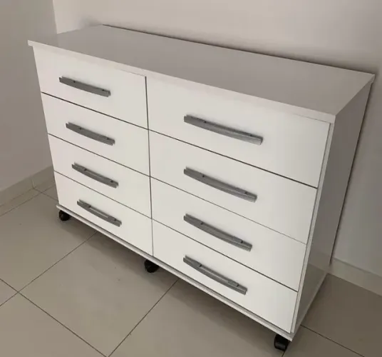 Cômoda de Solteiro Nova Branco