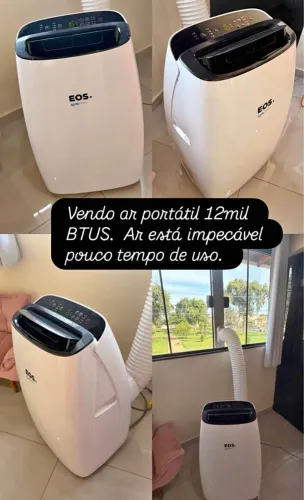 Ar condicionado portátil Eos 12 mil BTUs 127w
