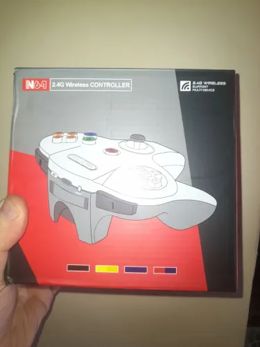 Controle de nintendo 64 sem fio