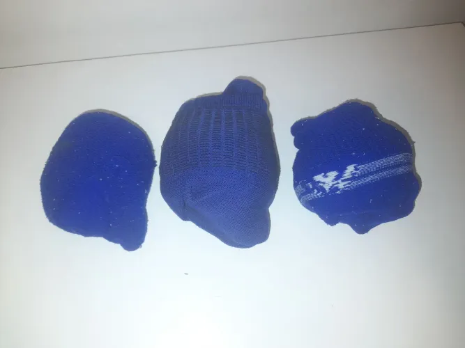 Conjunto de meias masculinas de futebol (3 pares) [USADAS]