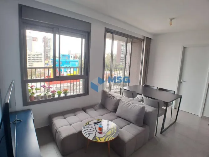 Apartamento 1 quarto com varanda ao lado do metrô linha lilás Alto da Boa Vista