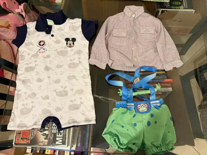 Lote roupa menino bebê