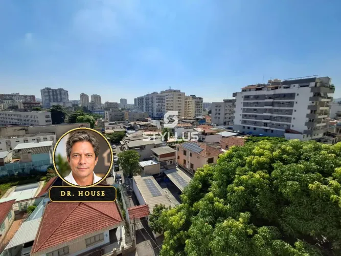 Apartamento Amplo com 2 Quartos, Escritório e Churrasqueira no Méier! M29O