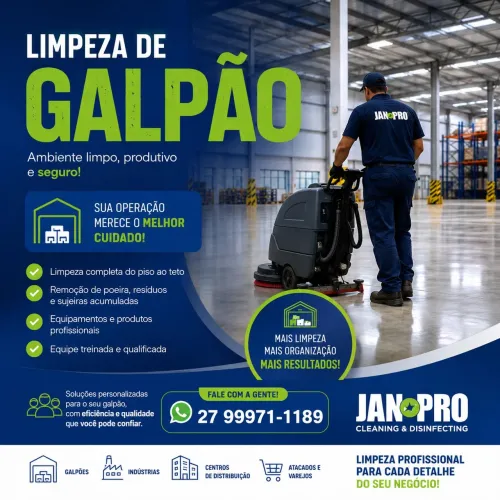 Limpeza de Galpão 