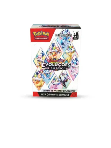 Pokémon mini booster box EVOLUÇÕES PRISMÁTICAS lacrada selada original