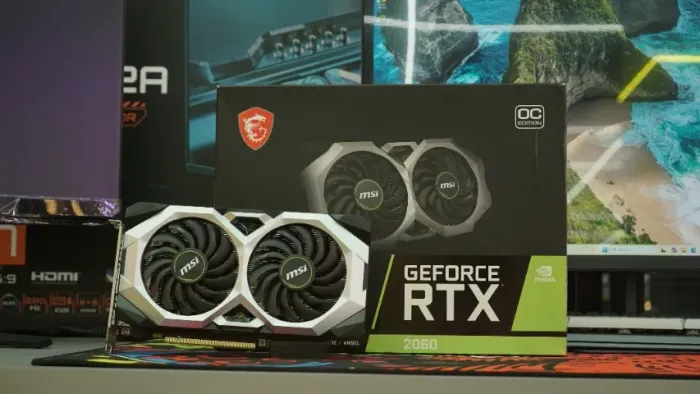 Placa de Vídeo RTX 2060 6GB MSI Ventus GP OC por