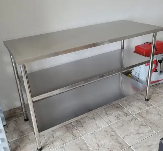 Bancada em Inox 1.40X60