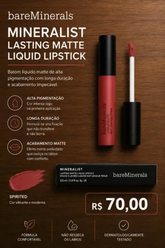 BAREMINERALS LASTING MATTE LIQUID LIPSTICK