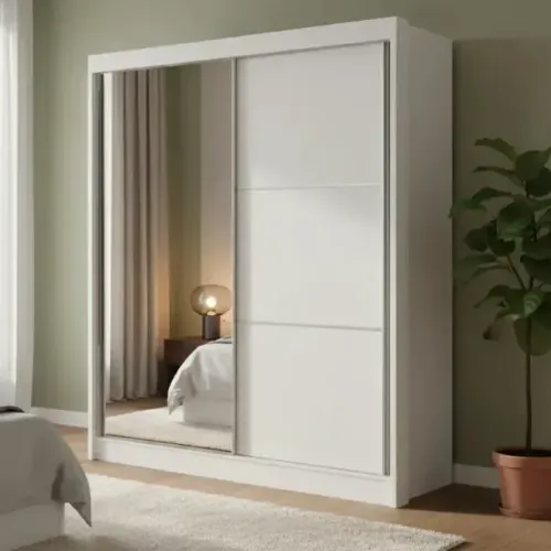 Guarda Roupa Atenas 1,85m 100% MDF Produto Novo - Pronta Entrega