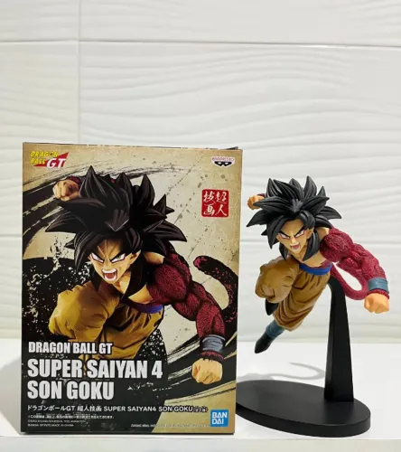 Action Figure Dragon Ball - Goku SJJ 4 18cm Banpresto Bandai Com Caixa